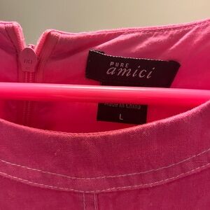 Pure Amici Bright Pink Dress